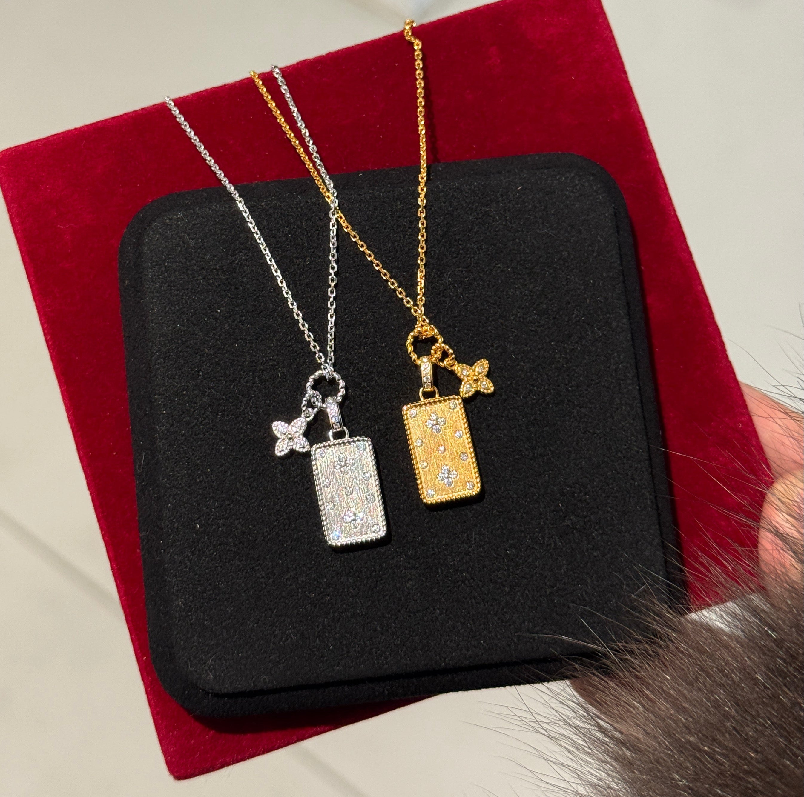 Blossom Tag Necklace