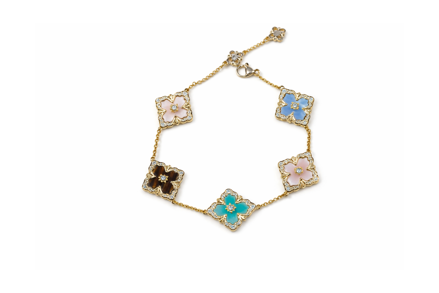 Multi-color Empress Fleur Bracelet