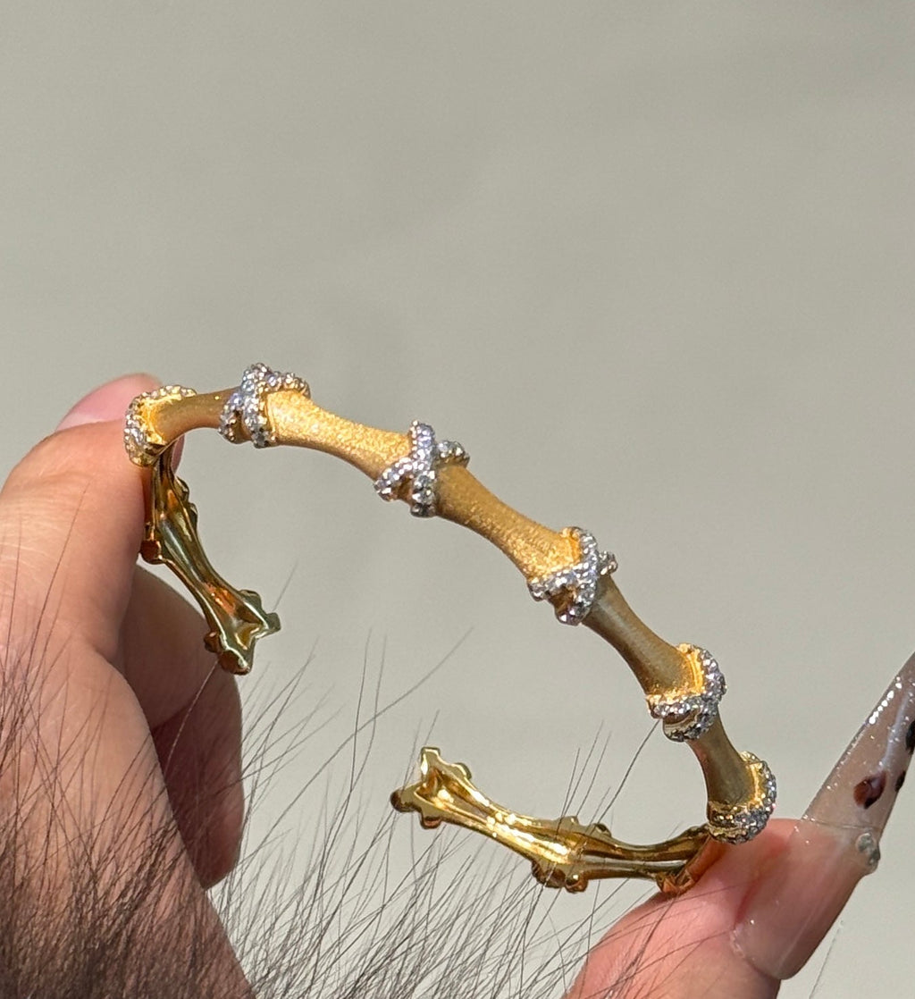 Golden Bamboo Cuff