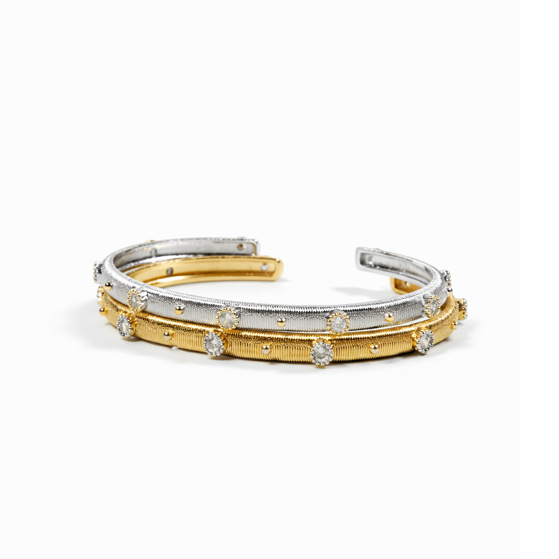 Stardust Diamond-Set Cuff
