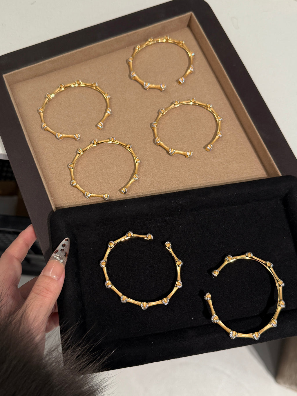 Golden Bamboo Cuff