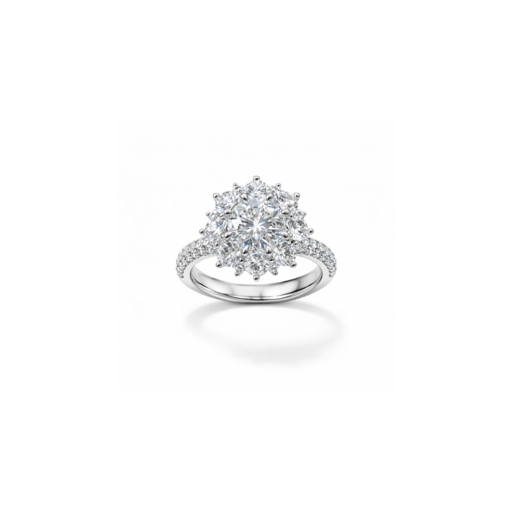 Eternal Sparkle Cluster Ring
