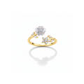 Moonlit Rose Wrap Ring