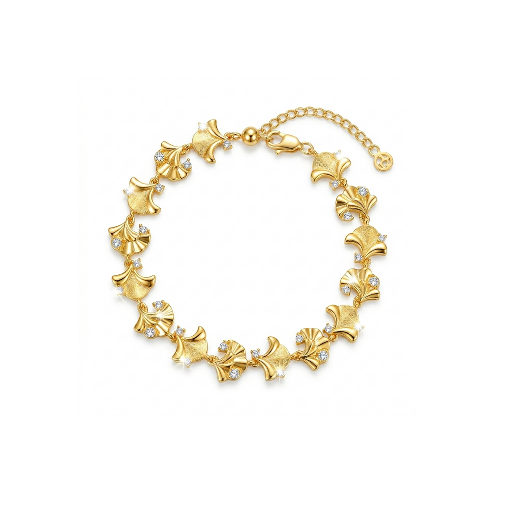 Golden Ginkgo Bracelet