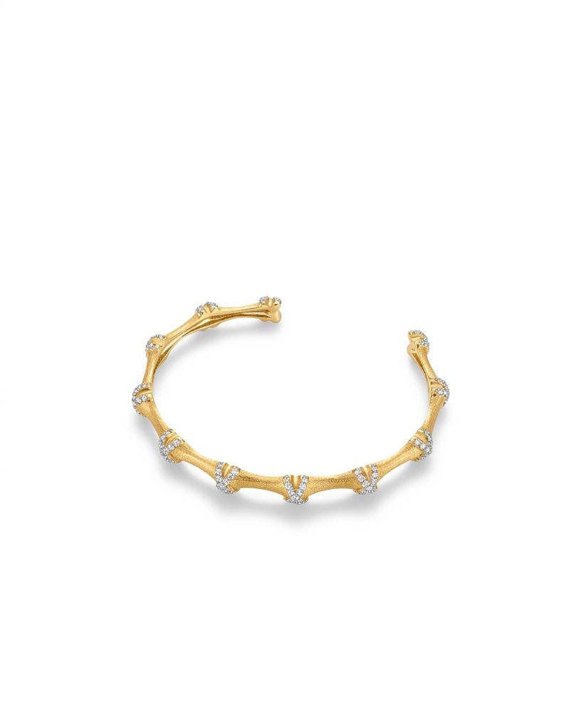 Golden Bamboo Cuff