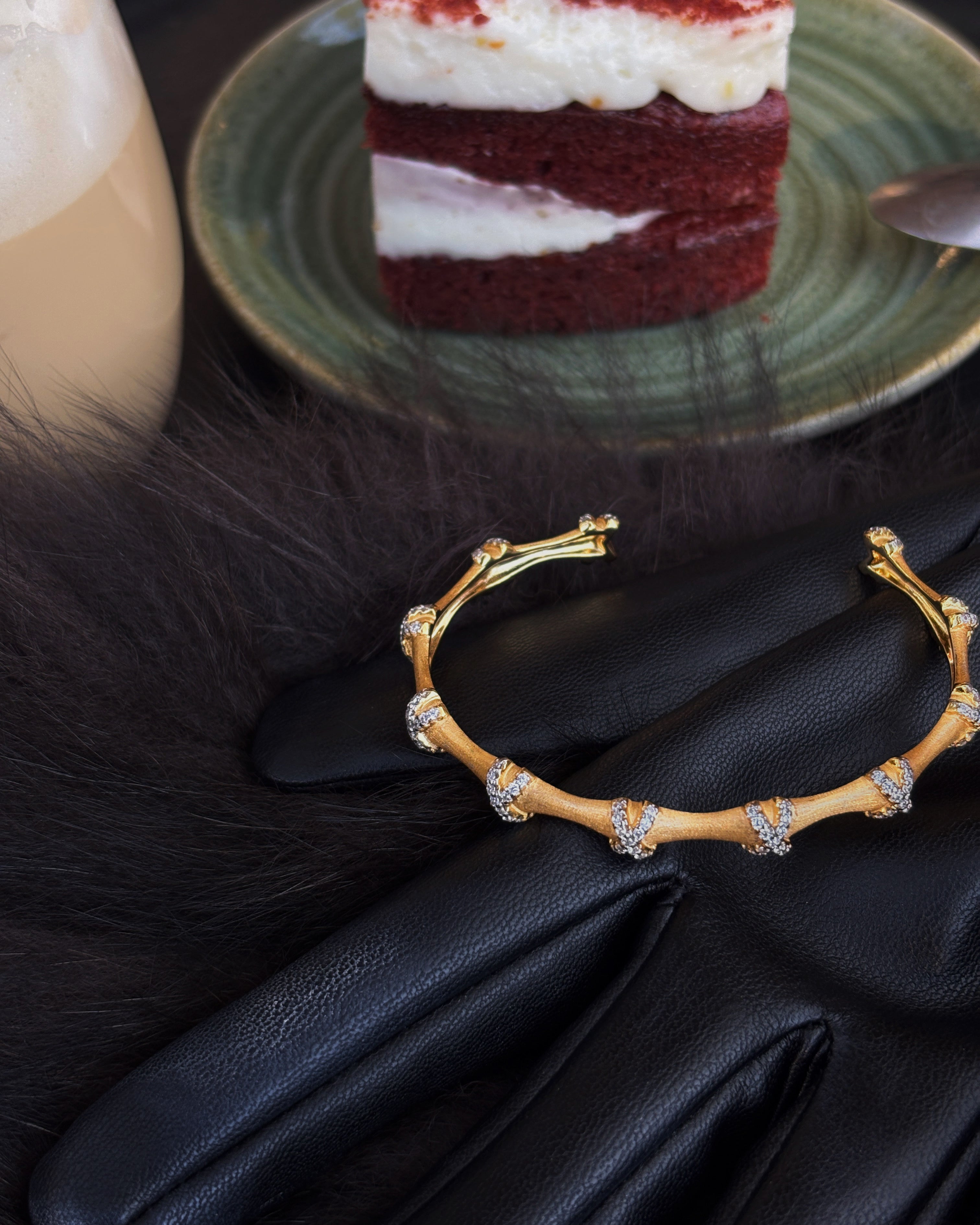 Golden Bamboo Cuff