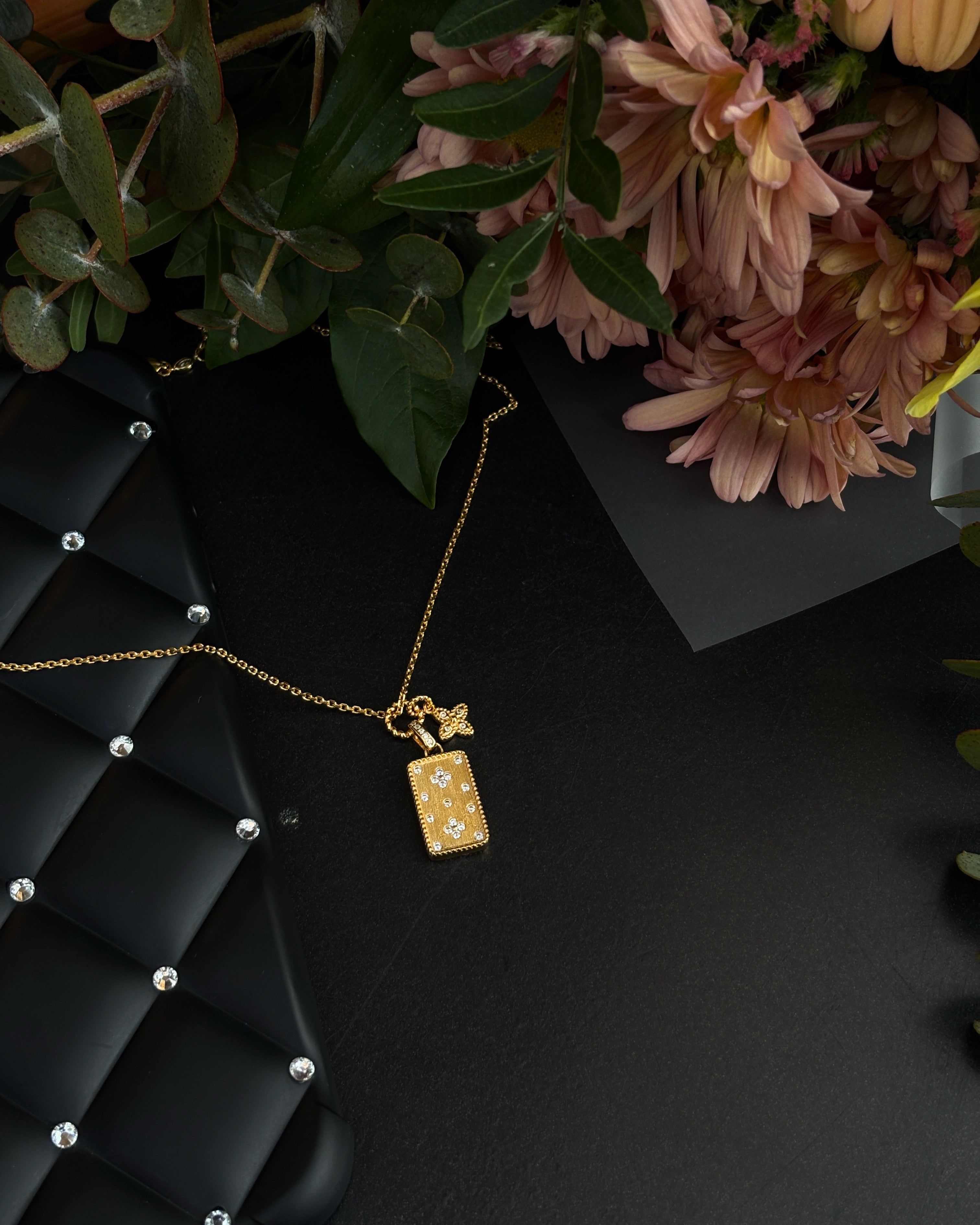 Blossom Tag Necklace