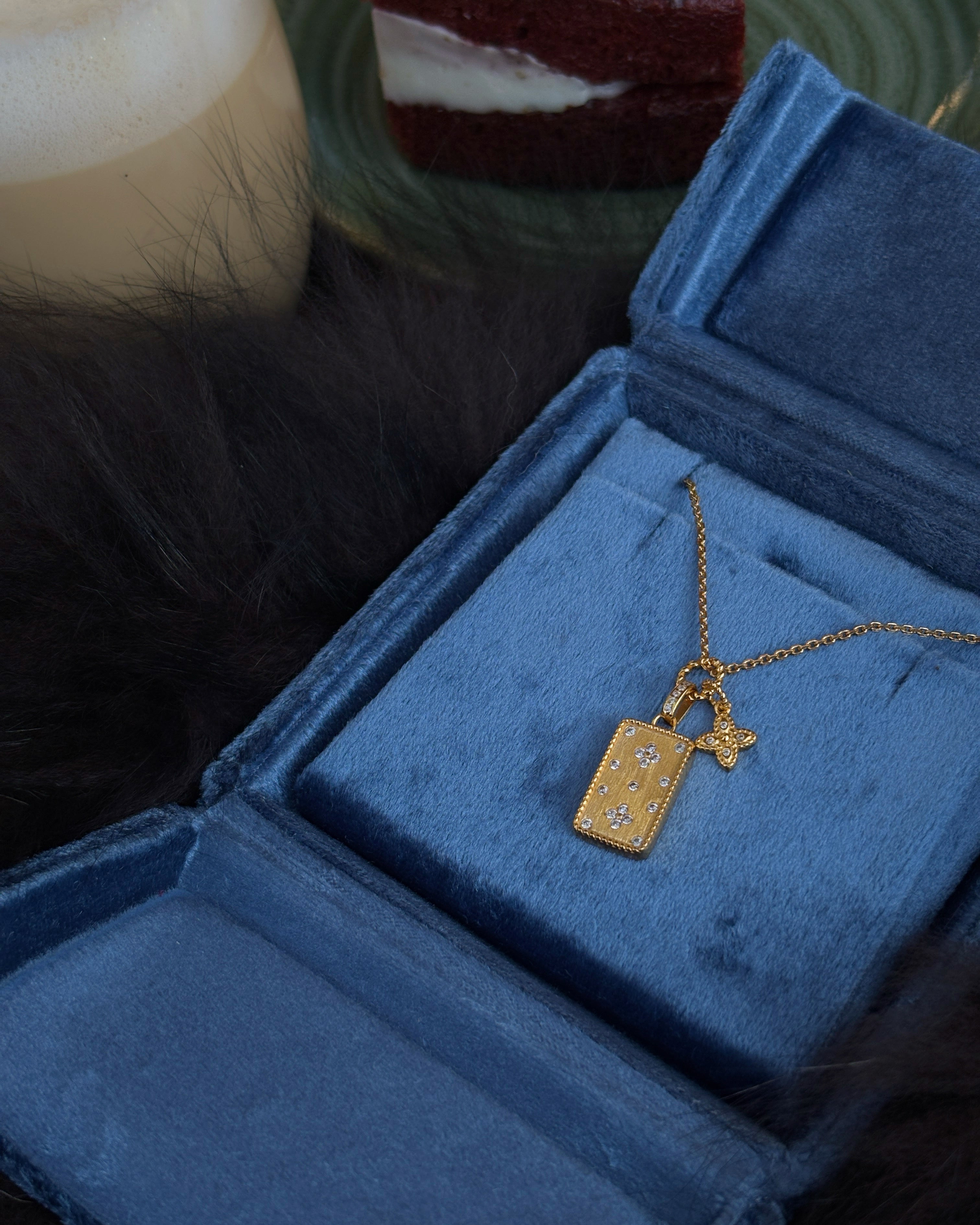 Blossom Tag Necklace