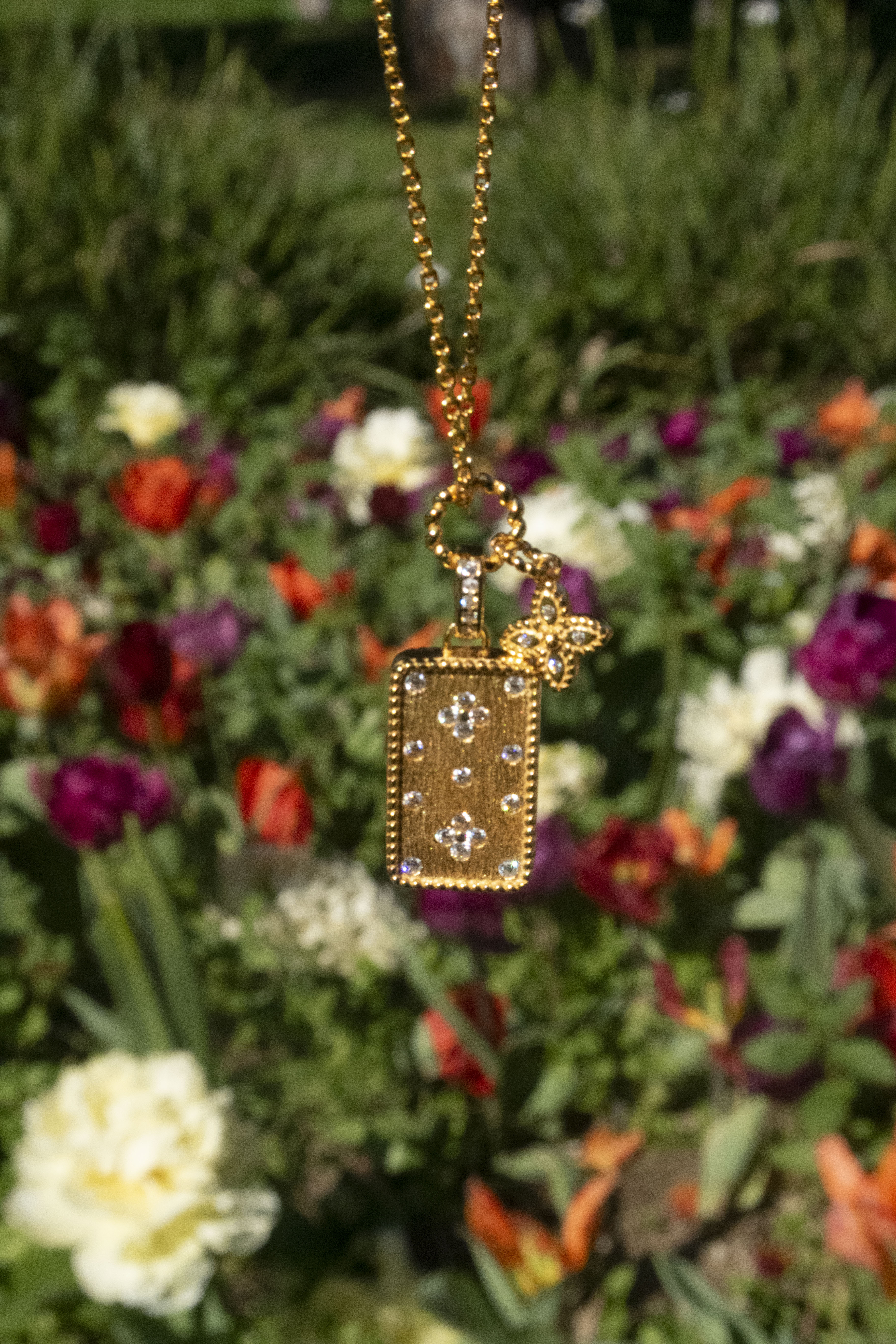 Blossom Tag Necklace