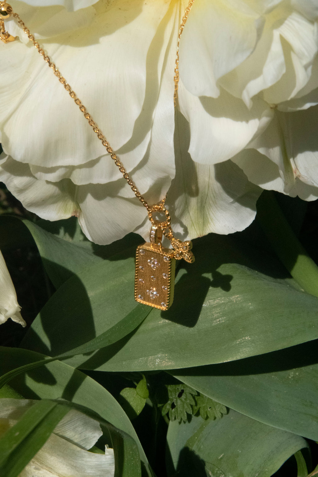Blossom Tag Necklace