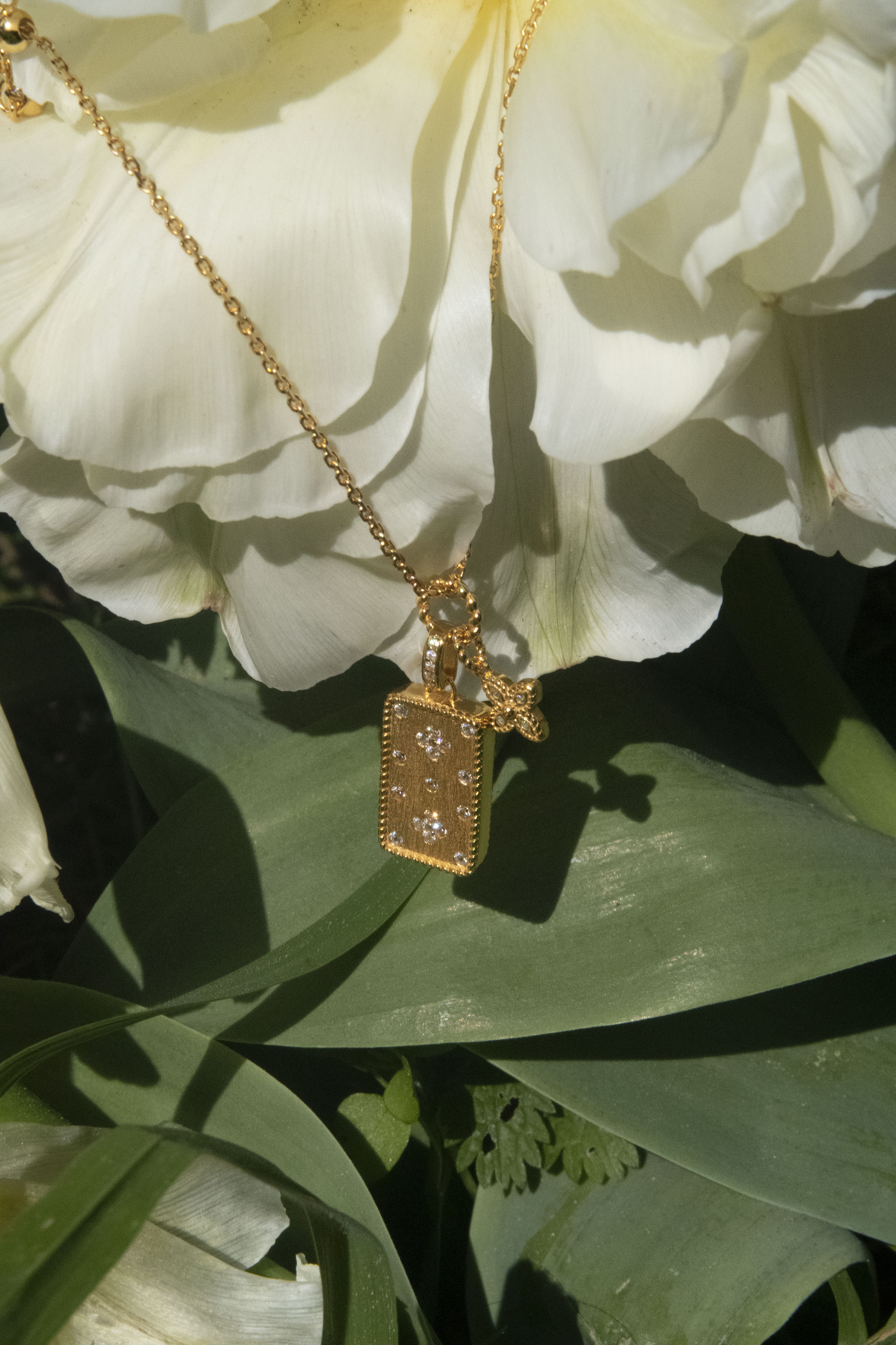 Blossom Tag Necklace