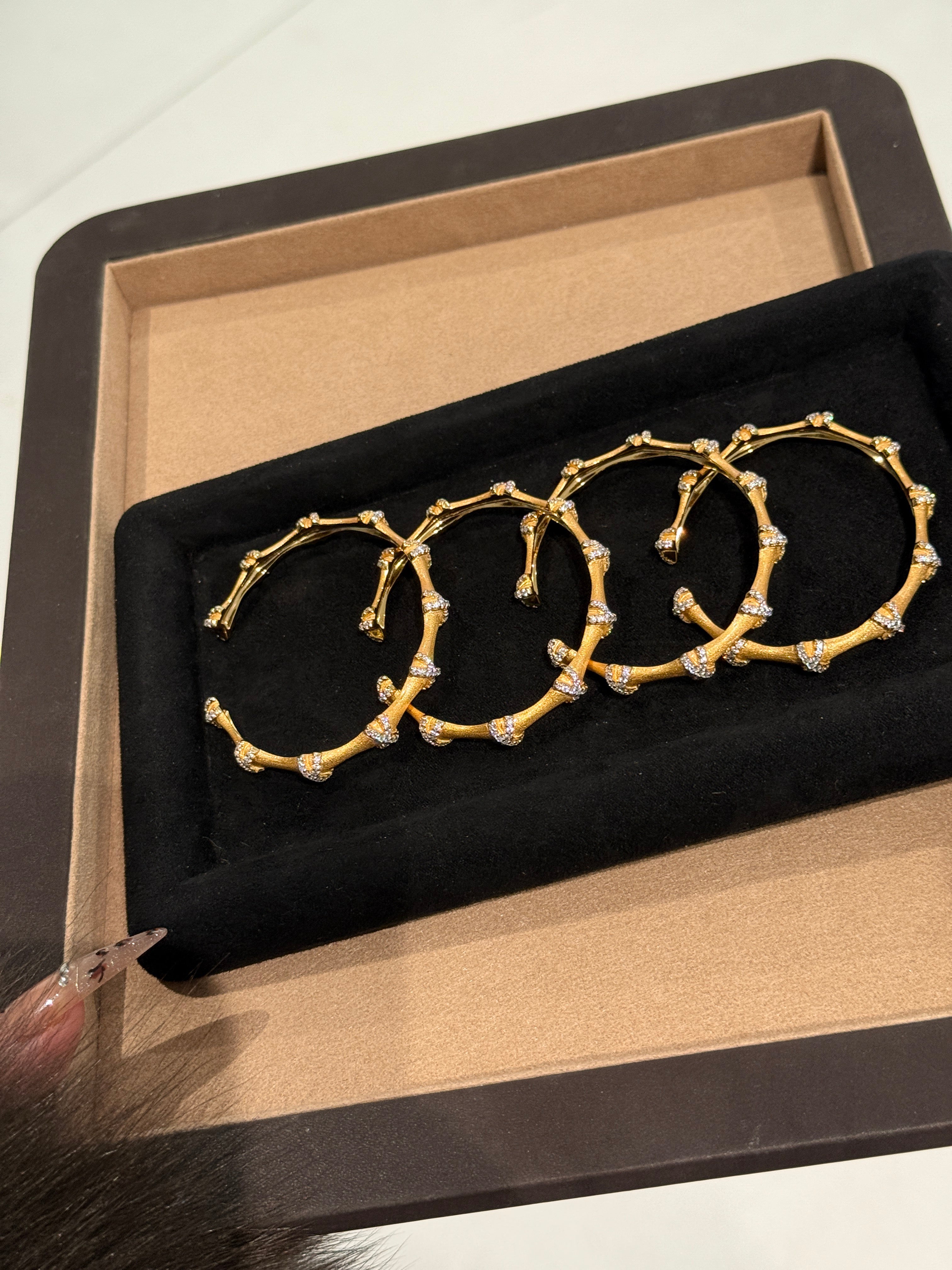 Golden Bamboo Cuff